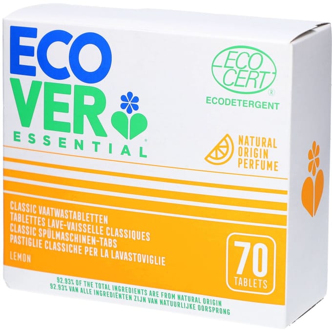 Ecover Essential Vaatwastabletten Classic Citroen 1,4 Tabletten