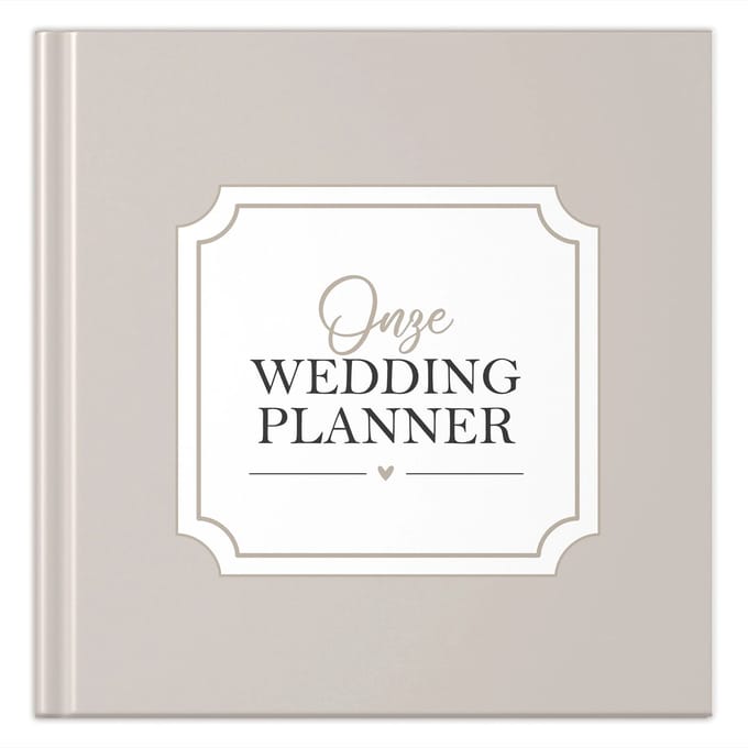 Fyllbooks - Onze Wedding Planner - Bruiloft Planner - Zand - Geschikt voor Alle Koppels