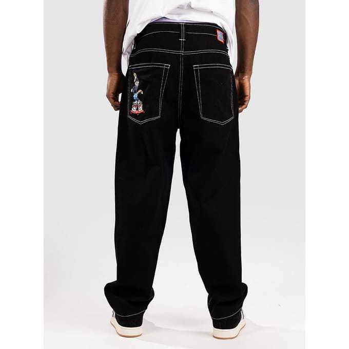 Empyre Ultra Loose Jeans zwart