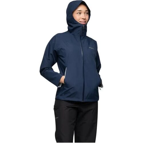Bergans Essentials 2.5L Shell Jacket Dames (Maat - M, Kleur - Navy Blue)