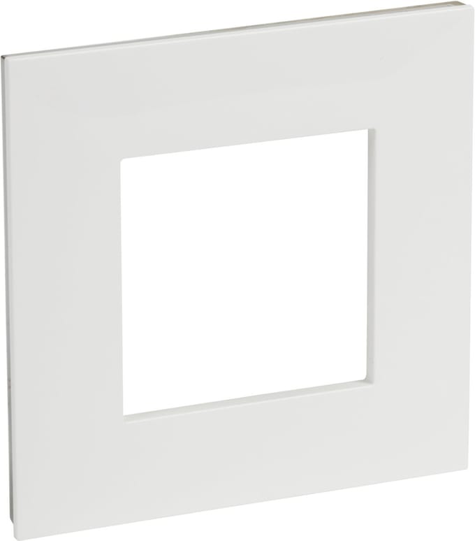 Legrand 741111 Valena afdekraam 1 mechanisme wit chroom