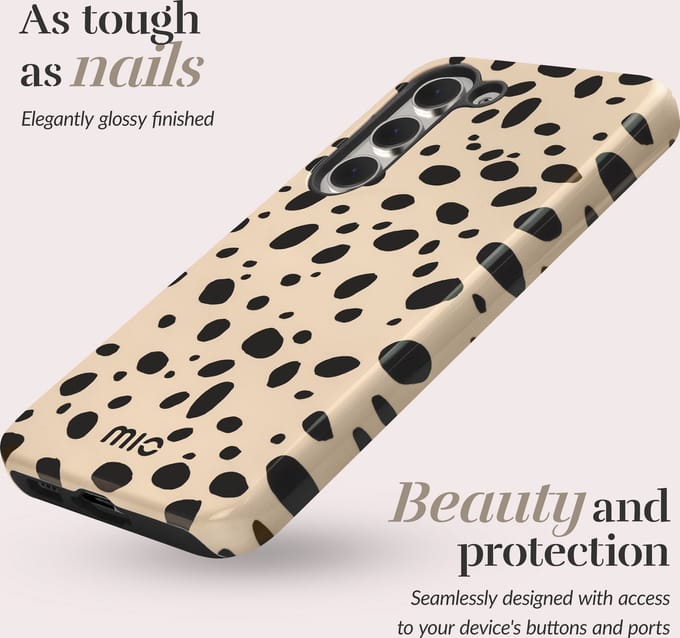 MIO MagSafe Samsung Galaxy A55 Hoesje Hard Shell Back Cover Spots
