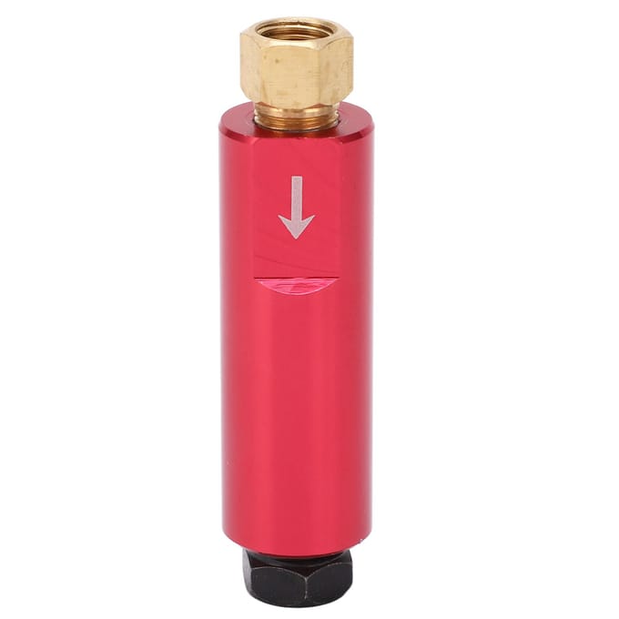 3 8‑24NPT Restdrukventiel 10Lbs Aluminiumlegering Hoge Sterkte Universeel Trommelrem Terugslagklep