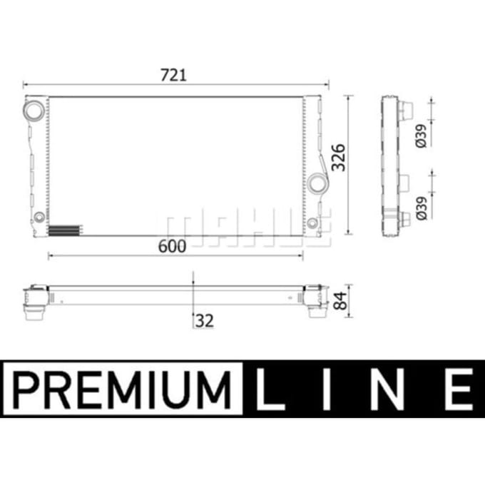 Radiator MAHLE CR 956 000P