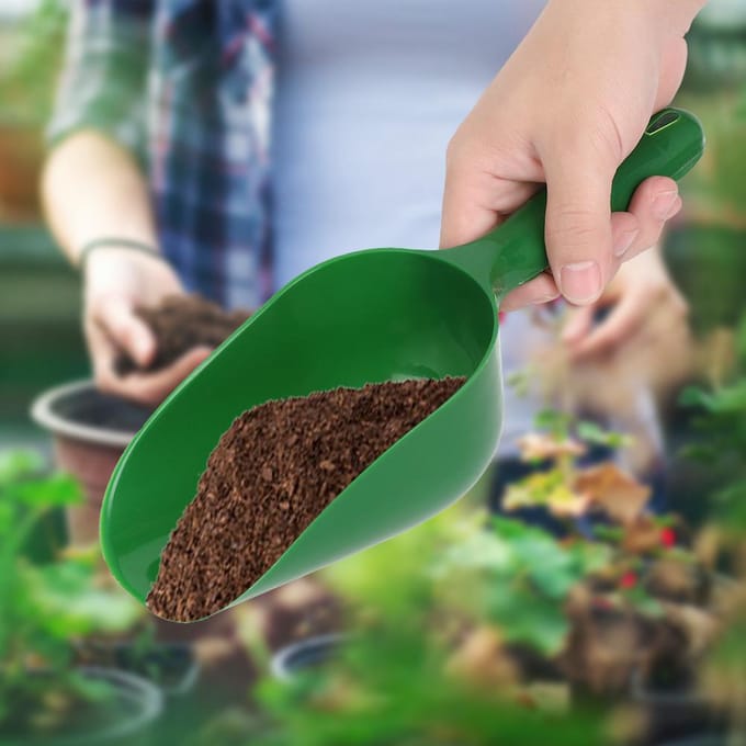 Pelle à terre multifonction en plastique, cuillère, outil de creusement et de culture green
