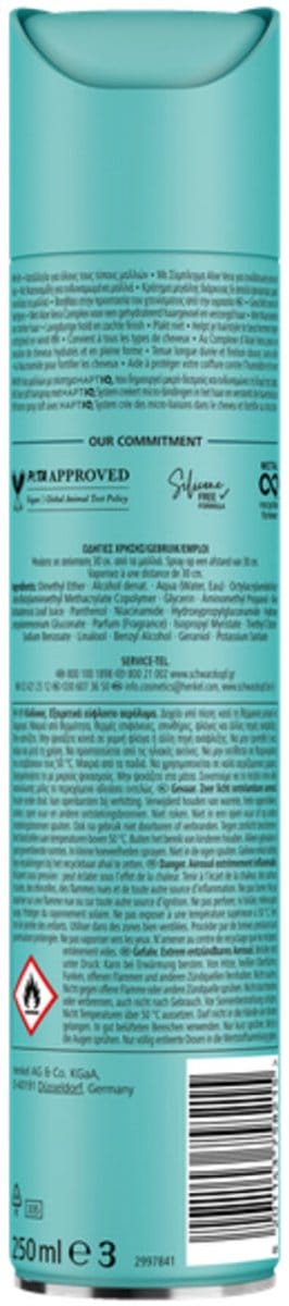 Taft Hairspray Aloe Boost - 250 ml