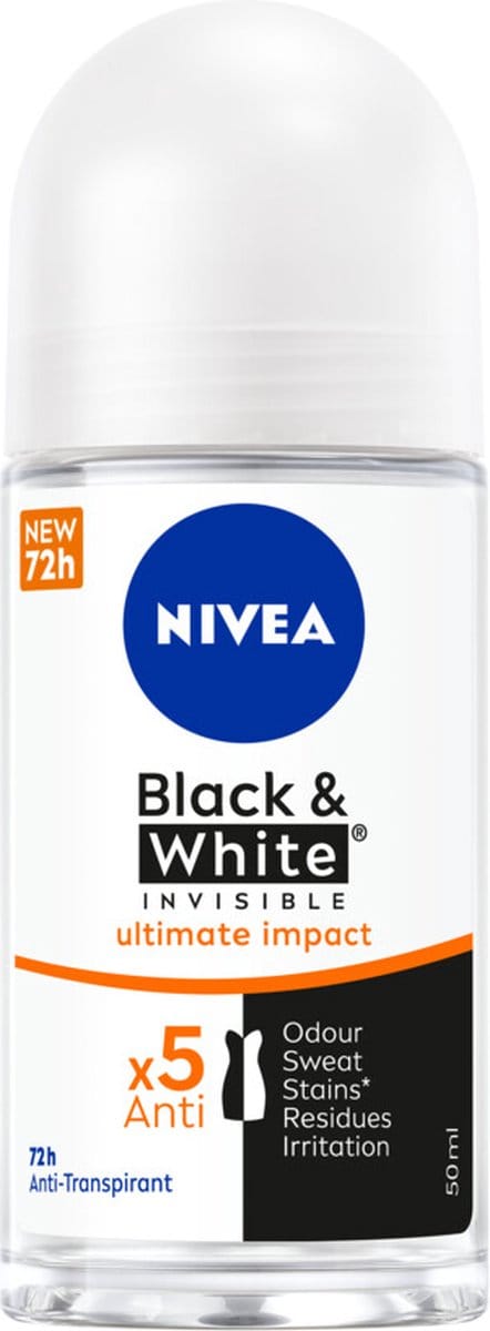 NIVEA Deodorant Roller Black & White Ultimate Impact 50 ml