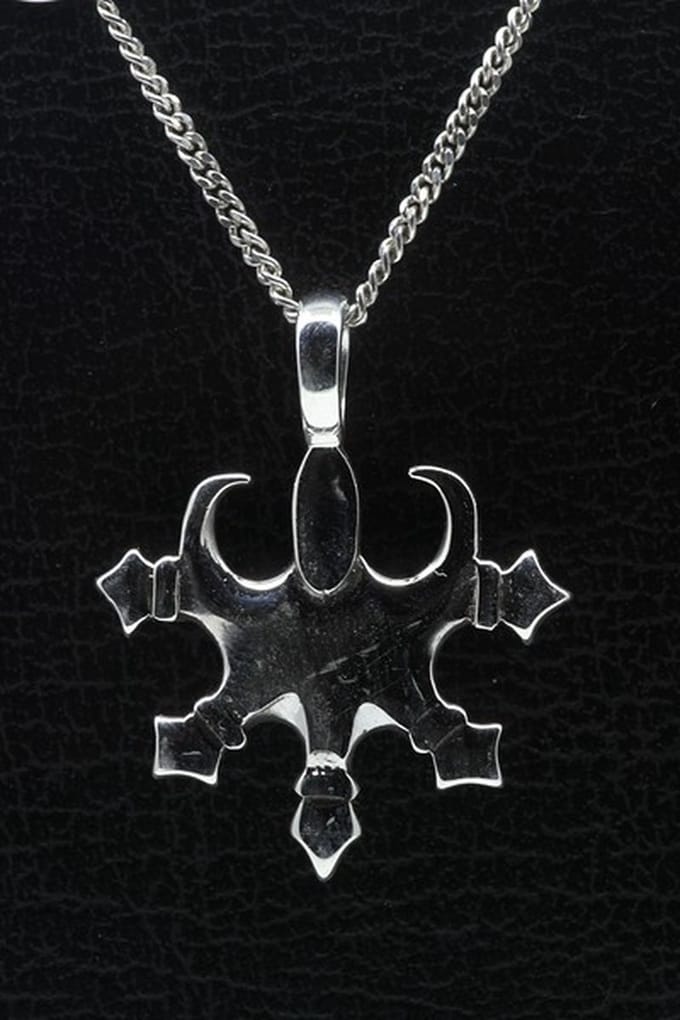 Zilveren Tribal 6 ketting hanger