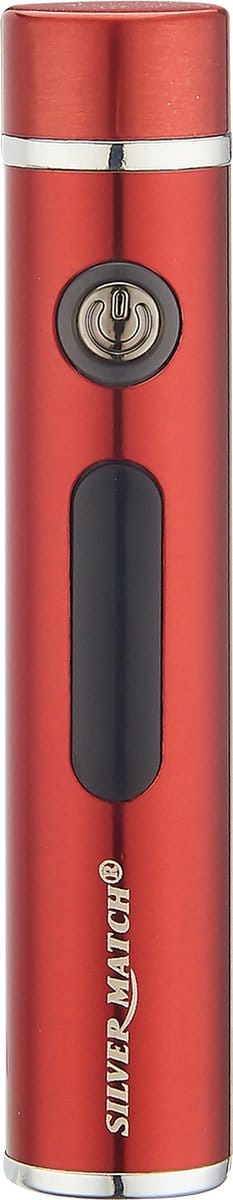 Silver Match Plasma Aansteker - Rood