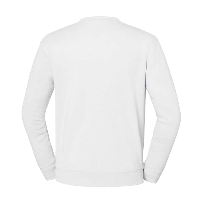 Fruit of the Loom Heren Iconic Premium Ingelegd Sweatshirt (Wit)
