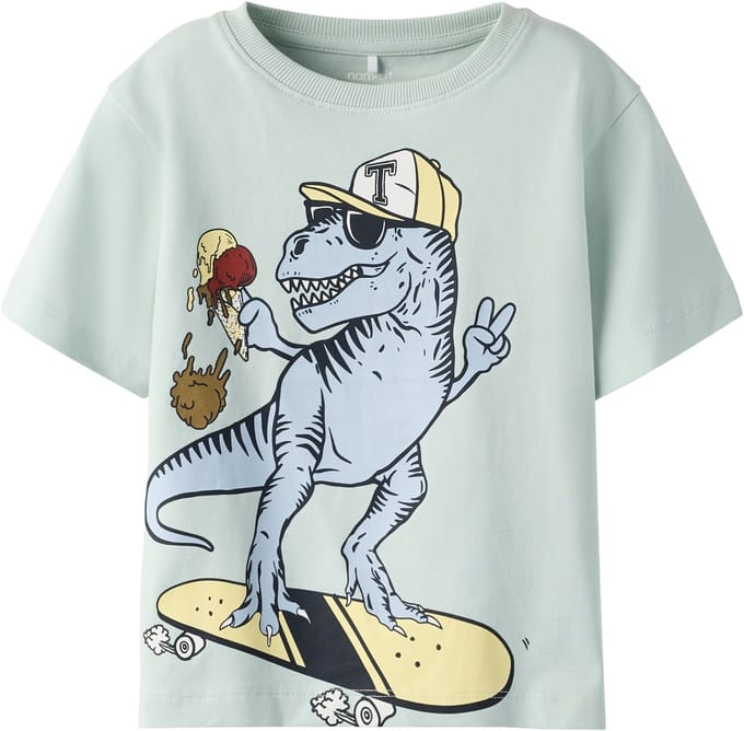NAME IT - NMMPDINO NREG SS TOP BOX - Jongens - T-shirts