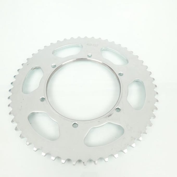 Couronne transmission Teknix pour Derbi 50 Senda Sm Drd Evo 53 dts pas 420 neuf