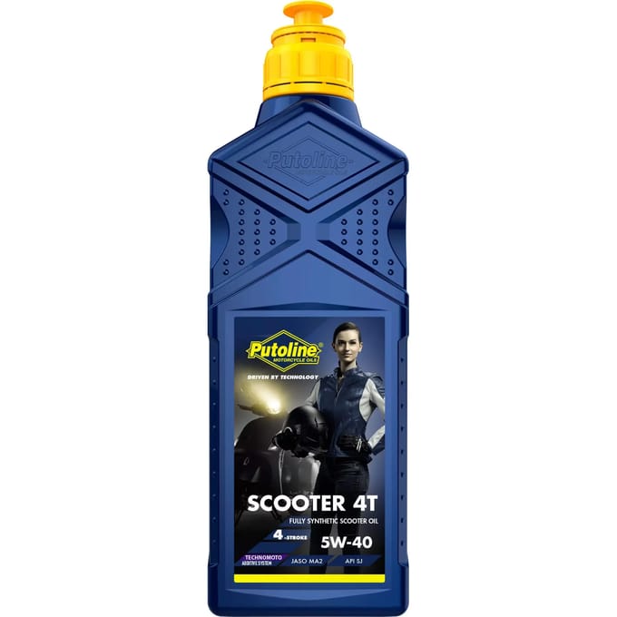 Motorfietsolie 4 takt Putoline 5W-40 Scooter