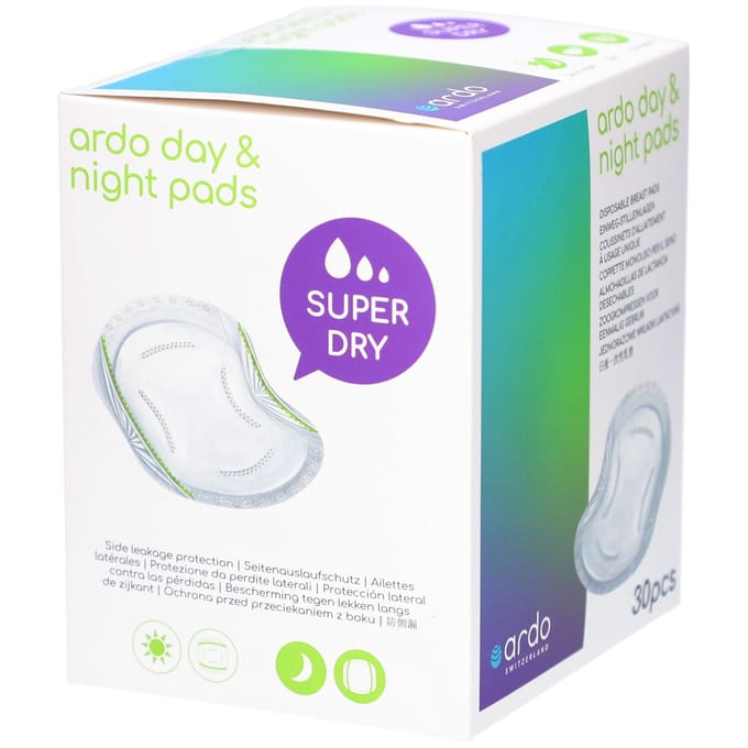 Ardo® Day & Night Pads Wegwerp Borstcompressen 30 Zoogkompressen