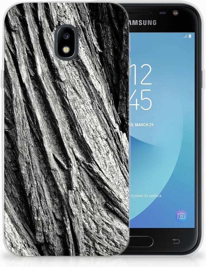 Bumper Hoesje Samsung Galaxy J3 2017 Boomschors Grijs