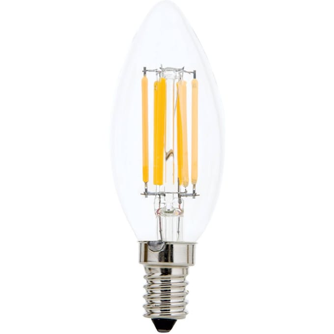 ORION LED kaarslamp E14 4,5W C35 filament 827 dimbaar