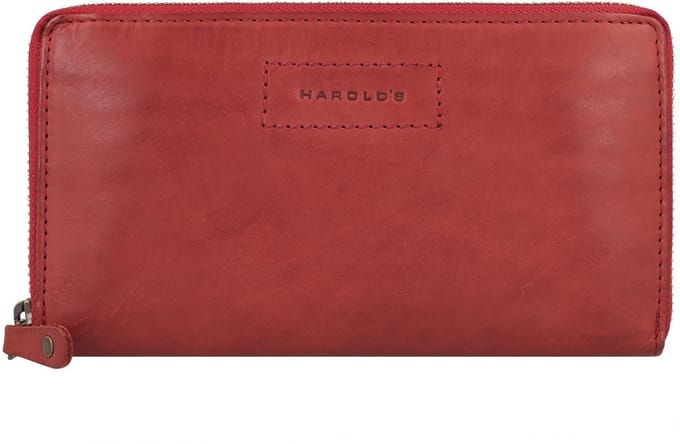 Harold's Submarine Portemonnee Leer 19 cm - Dames - Horizontaal - rot