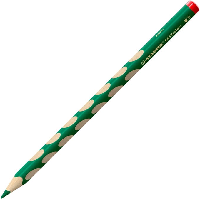 Ergonomisch kleurpotlood EASYcolors, voor rechtshandigen, Nr. 385 green