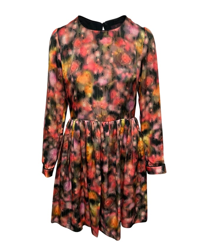 Mulberry jurk met lange mouwen van veelkleurig polyester