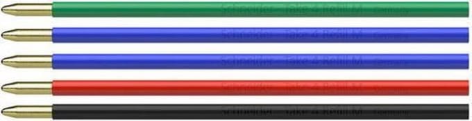 Schneider balpenvulling - voor balpen Take 4 - 5 stuks assorti - S-77290