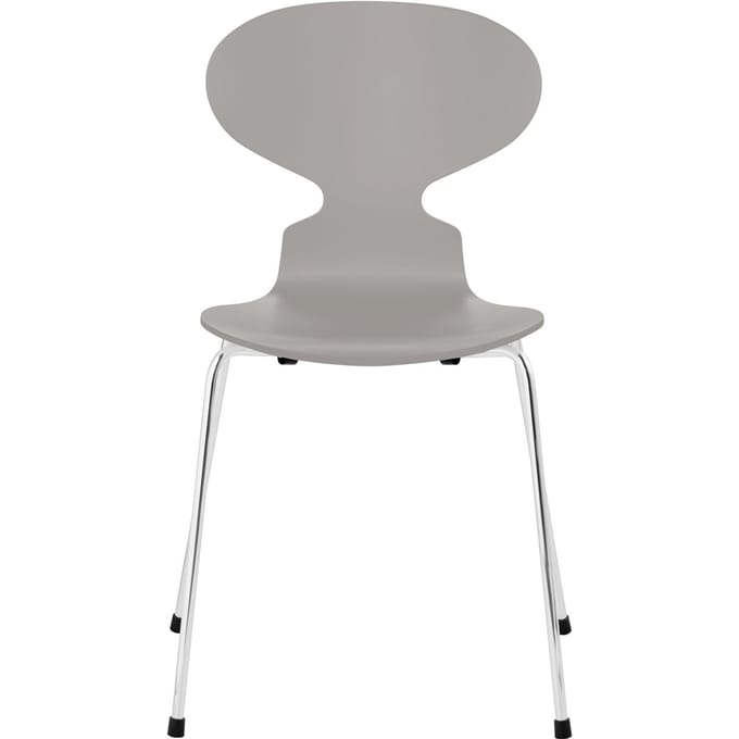 Fritz Hansen Ant Stoel - gelakt - nine grey - verchroomd