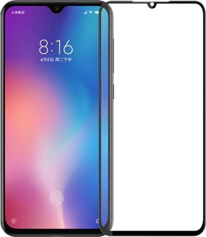 Shop4 - Xiaomi Mi 9 SE Glazen Screenprotector - Edge-To-Edge Gehard Glas Transparant