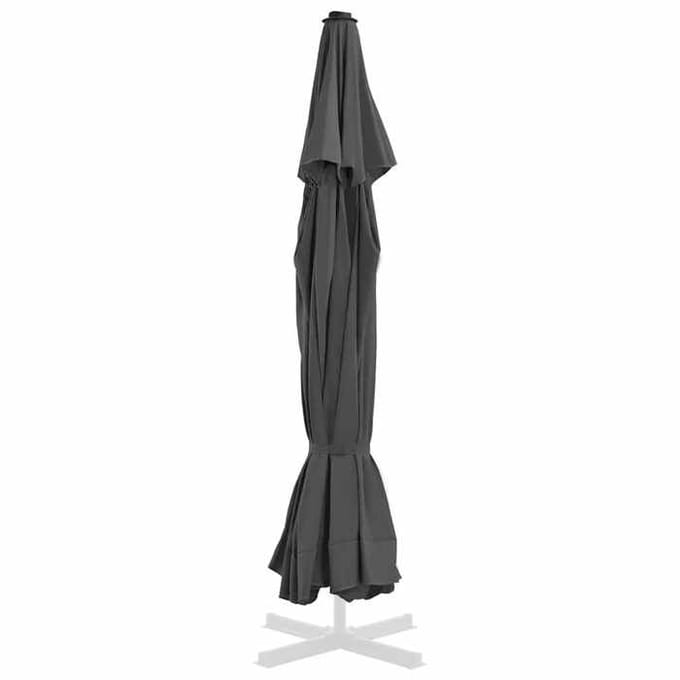 Vervangend parasoldoek - Maison Exclusive - Antraciet - Ø 515 cm - 100% polyester, water-/UV-bestendig
