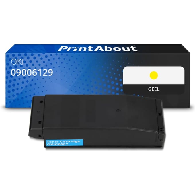 PrintAbout huismerk Toner 09006129 Geel Geschikt voor OKI