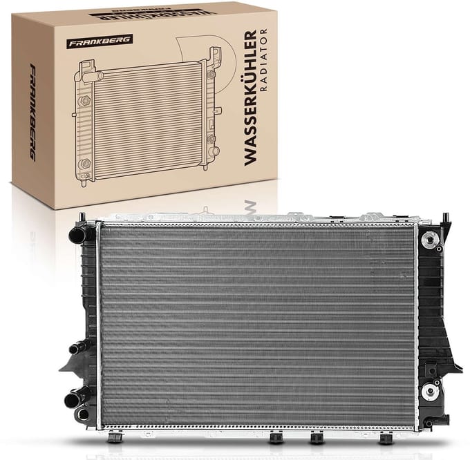 Frankberg 1x radiator waterkoeler motorkoeler voor Audi
