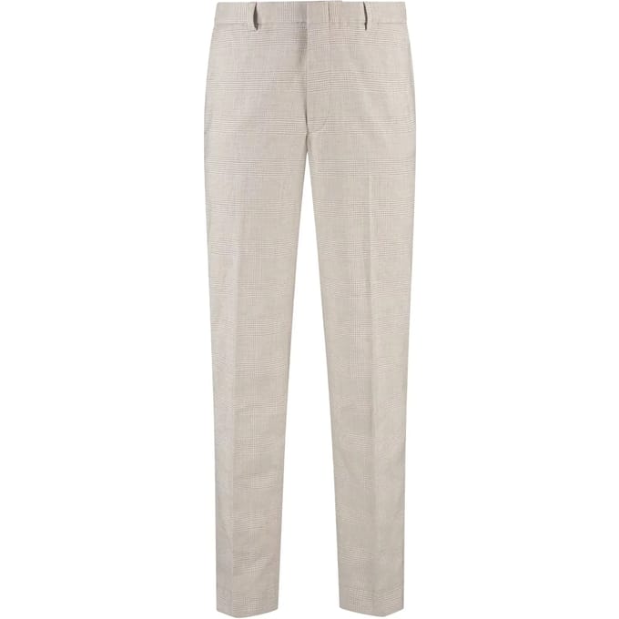 Pantalon Michael Kors Linen Blend Check