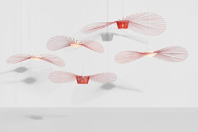 Petite Friture VERTIGO Limited Edition Hanglamp Medium Vermiljoen