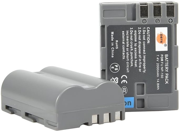 Reservebatterijen Camera - Extra Accu's - Fotografie Sessies - Lithium-ion Technologie - 2000 mAh Capaciteit