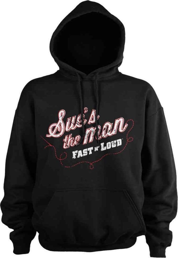 Fast N' Loud Hoodie/trui -S- Sue's The Man Zwart