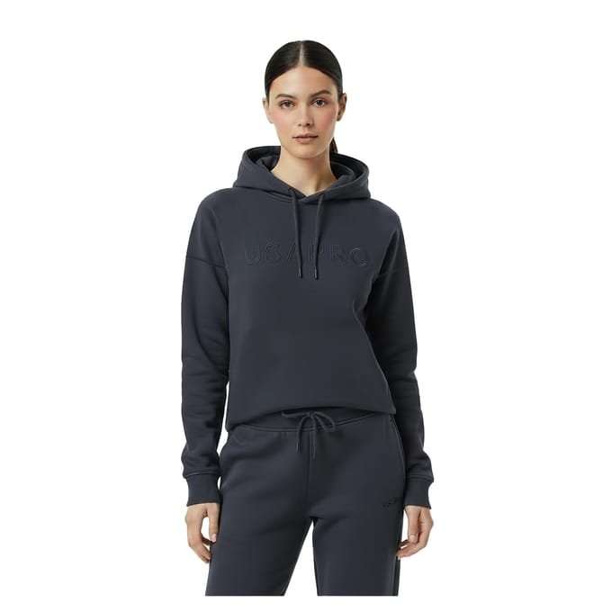 USA Pro Dames/Dames Classic Logo Hoodie (Houtskool)
