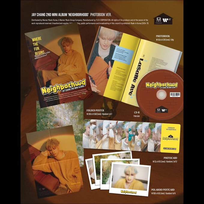 Jay Chang - Buurt Fotoboek Ver. 1EA yellow