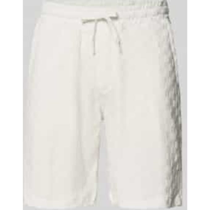 regular fit shorts met labelpatch