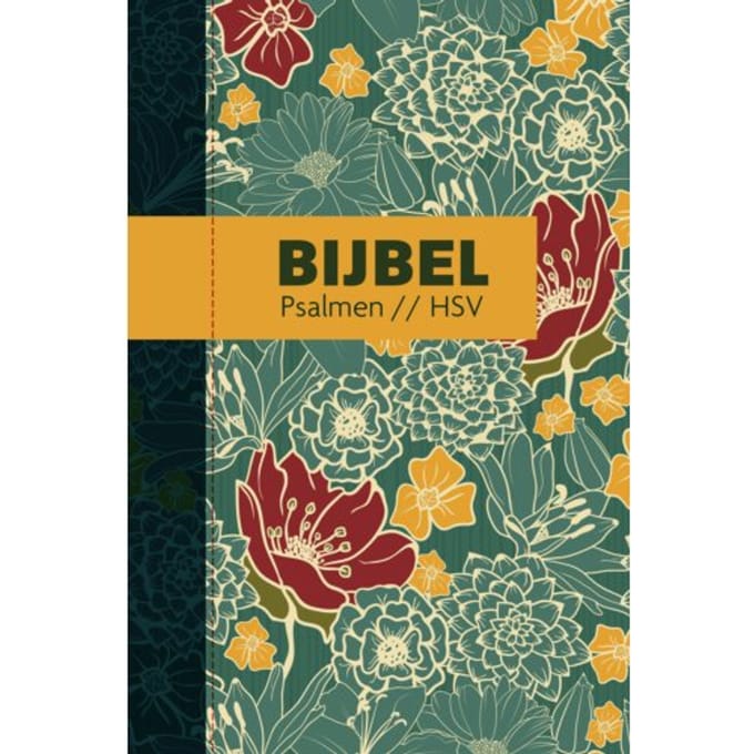 Bijbel (Hsv) Met Psalmen - Hardcover Bloemen