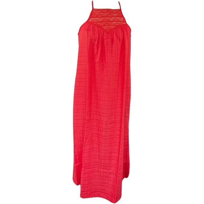 Superdry - Lace Halter maxistrandjurk - Dames - Jurken
