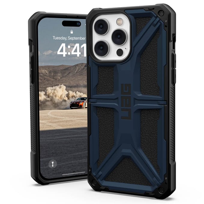 UAG - Monarch geschikt voor iPhone 14 Pro Max Hoesje - blauw