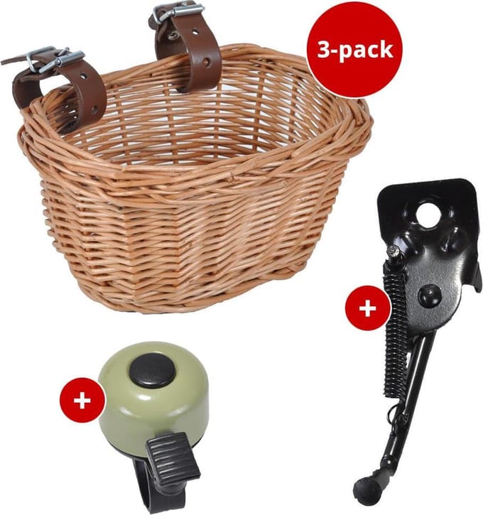 Bandits & Angels loopfiets voordeelpakket Starter retro groen