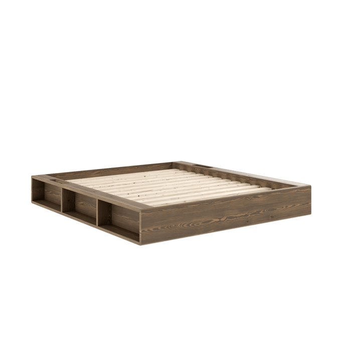 Karup Ziggy bed - 160 x 200 cm - 106 Carob brown lacquered