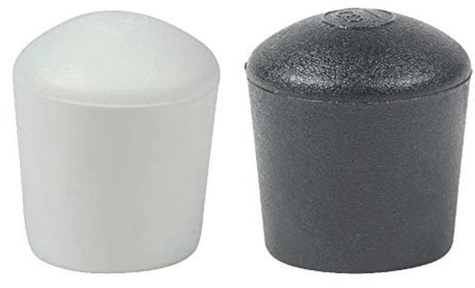 Set van 4 ronde einddoppen voor meubelpoot - Diverse kleuren en maten - 35mm