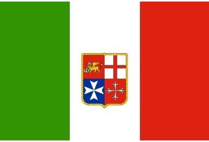 Nautische vlag ITALIË 20 x 30cm