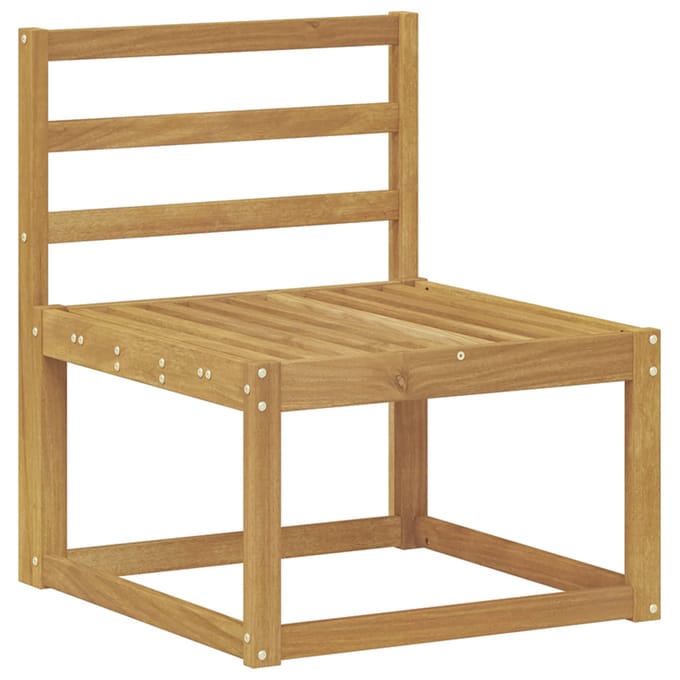 vidaXL - Buiten - bank - set - 7 - st - 7-zits - Wit - Massief - Acacia - Hout