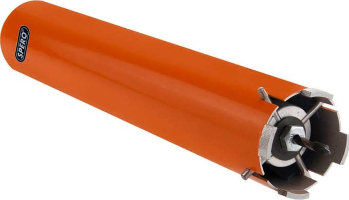 92mm Diamant Droogboor M16 - 400mm lang - Stofafzuiging & Centreersleuven - SPERO