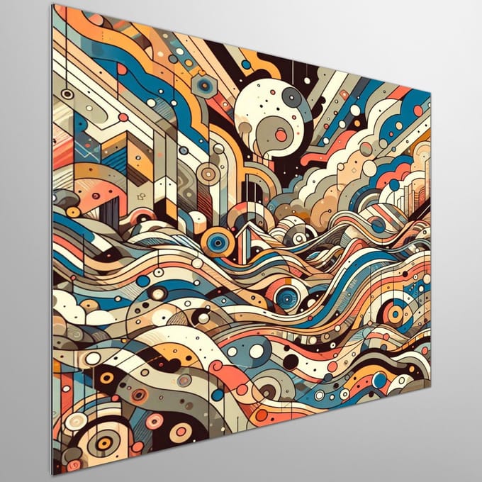 Kunstprint | Wanddecoratie | Dibond | 60 × 60 cm