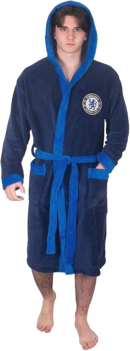 Fleece badjas met capuchon voor mannen - Ideaal als cadeau