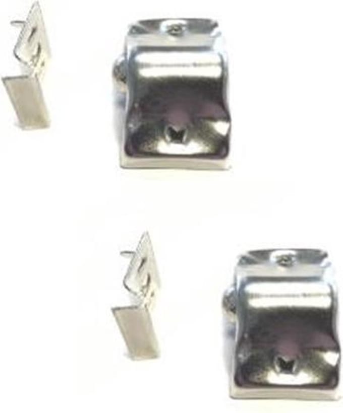 i-Fix kogelsnapslot | 30 x 20 mm | vernikkeld | 2 STUKS
