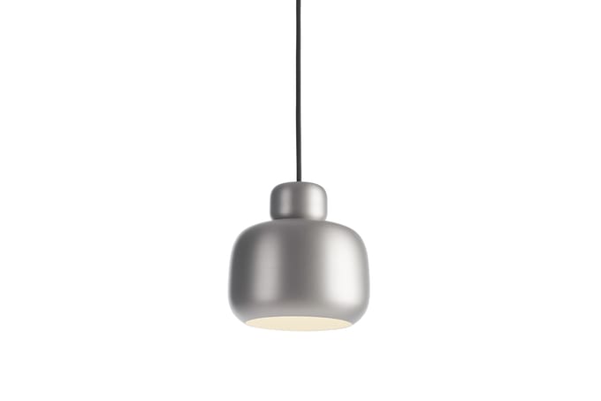 Houten Stenen Hanglamp Klein Satijn