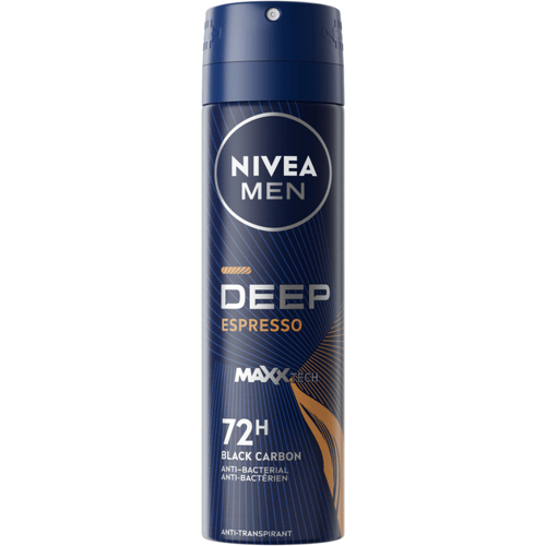 NIVEA MEN Deep Espresso Anti-Transpirant Deodorant Spray - 72u bescherming - 150ml